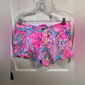 Lilly Pulitzer size 6 Buttercup shorts Isla De Coco print